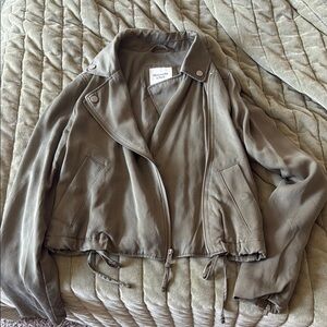 Abercrombie Olive Jacket small